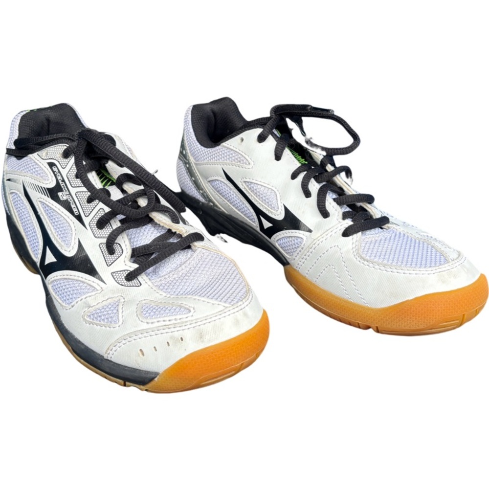 Mizuno White and Black Athletic Shoes